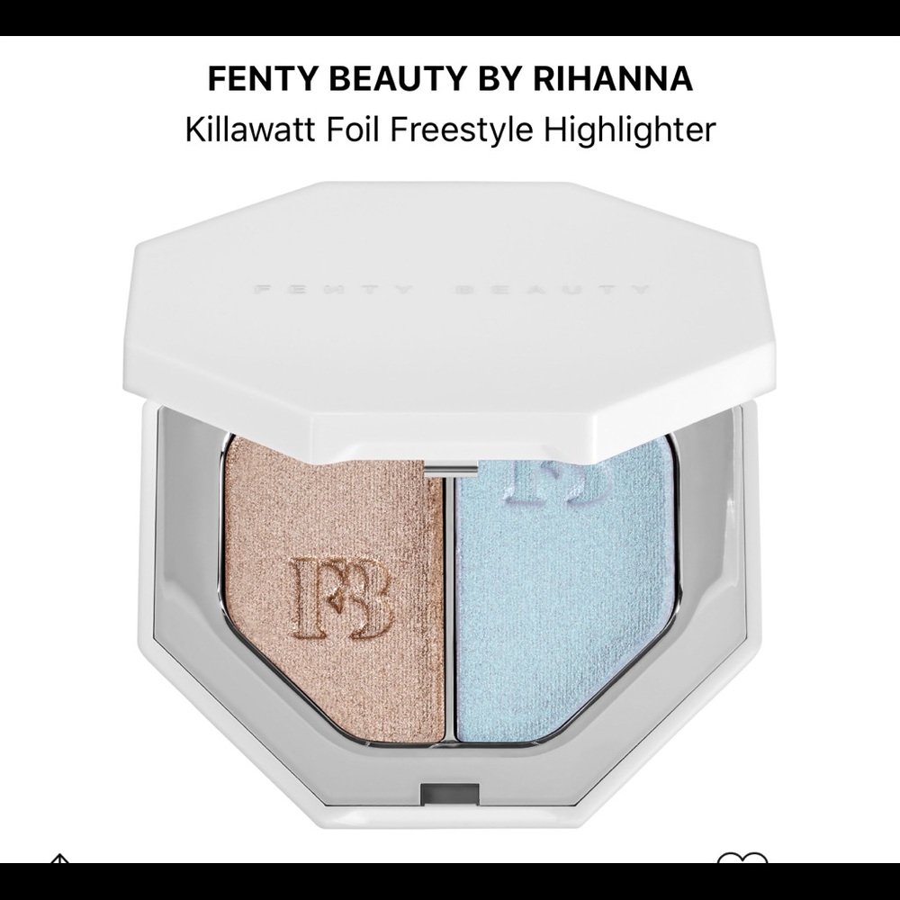 Fenty Beauty Highlighter Sand Castle/Mint’d Mojito